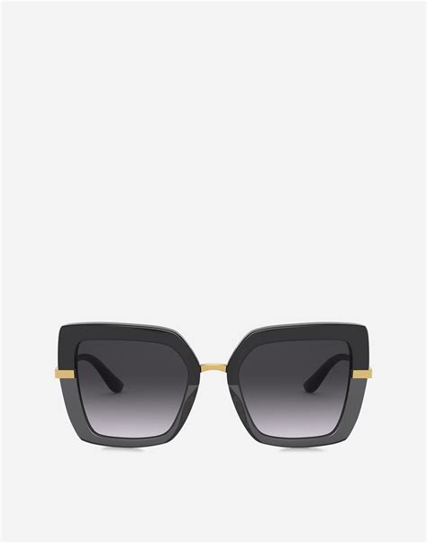 Half print sunglasses in Black for Women 